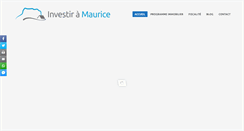 Desktop Screenshot of investir-a-maurice.com